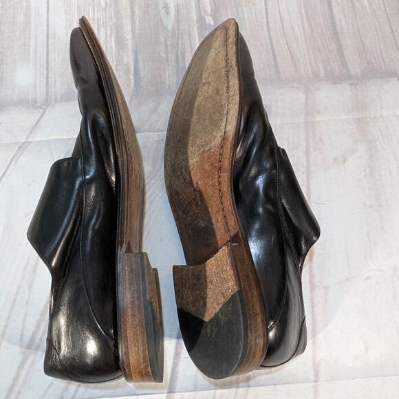 Mezlan Black Leather Monk Strap Dress Shoes 10.5M Made in Spain - Picture 7 of 10